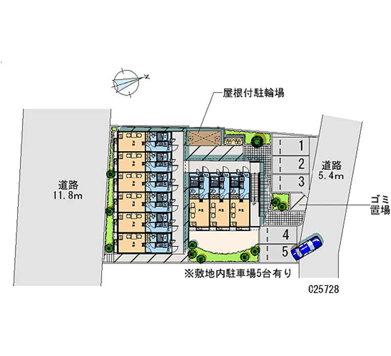 レオパレス辻 月極駐車場