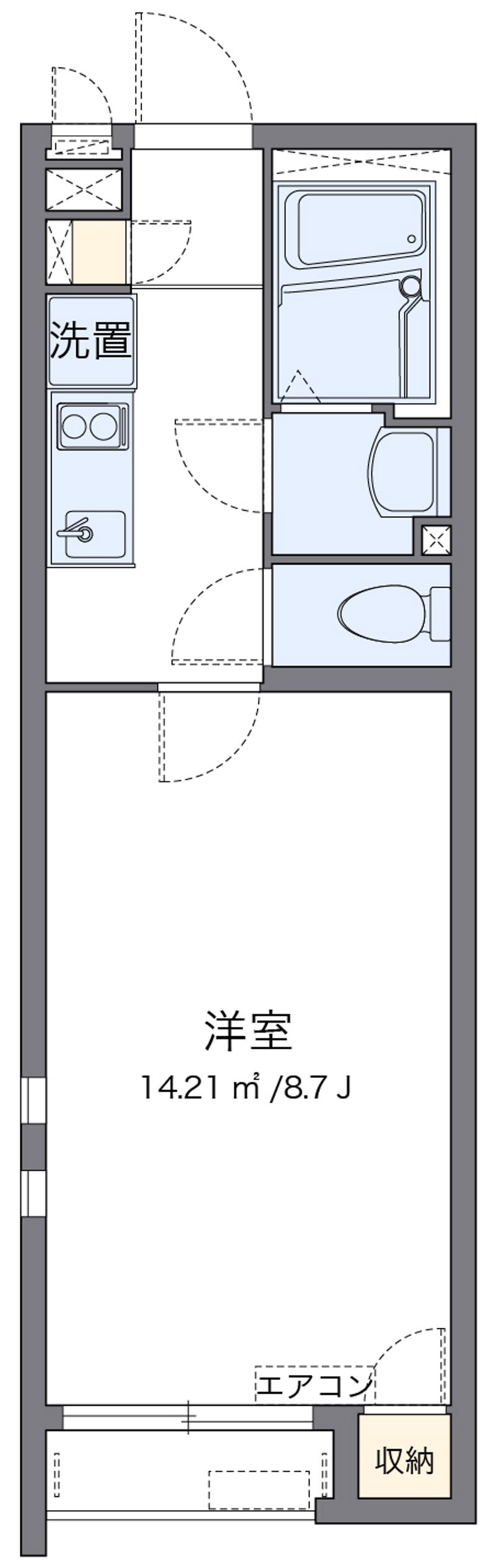 クレイノクリスタルパレス 間取図