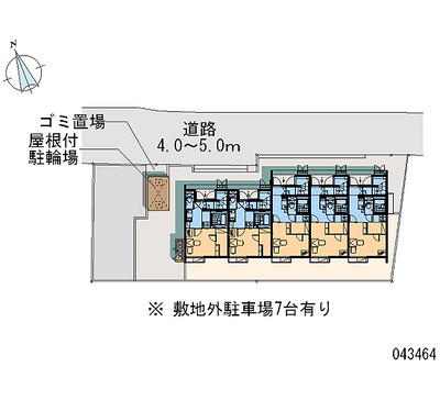 43464 Monthly parking lot