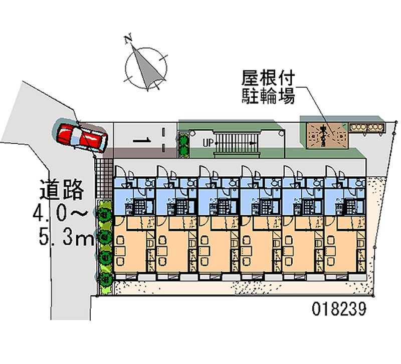 レオパレスＦＩＴⅡ 月極駐車場