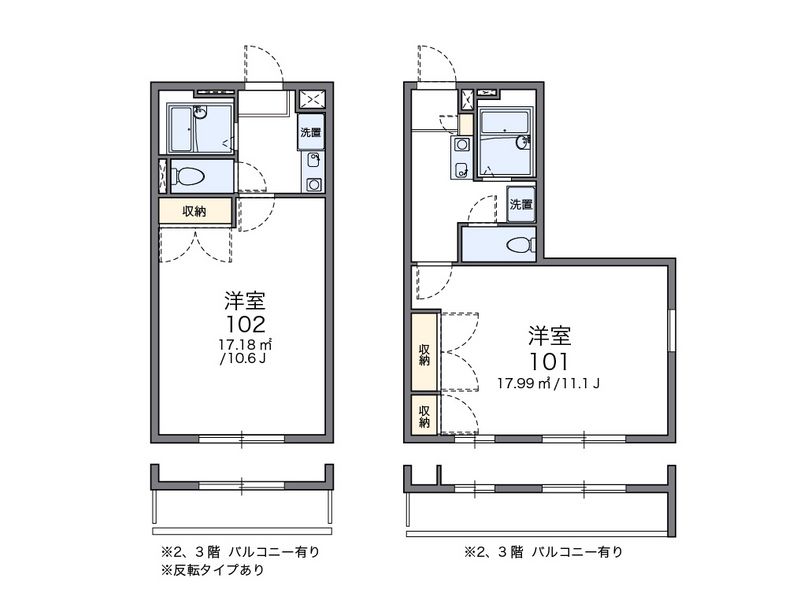 レオパレスＡＬＣＡＺＡＲ 間取図