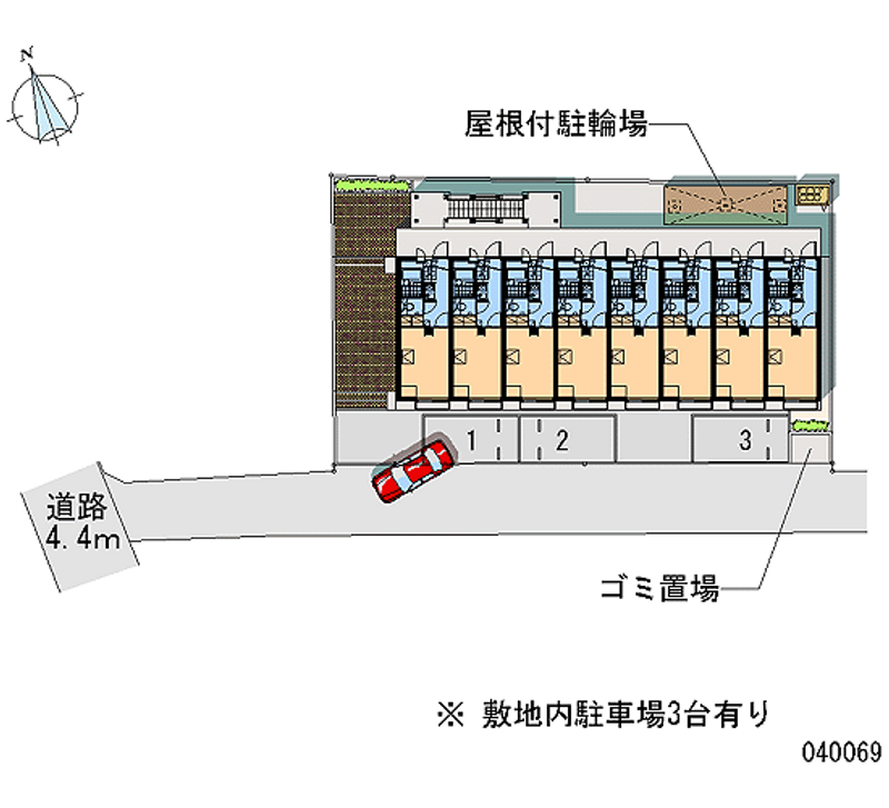 レオパレスＮＥＷＮＯＲＴＨ　 区画図