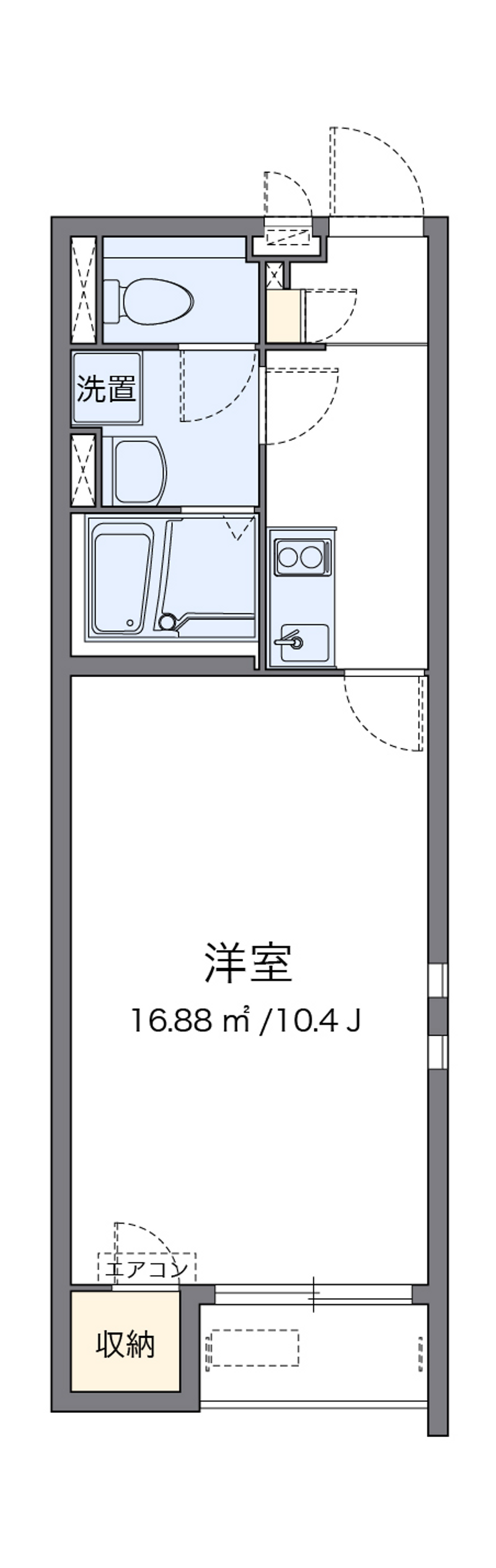 クレイノステラ　庭瀬 間取り