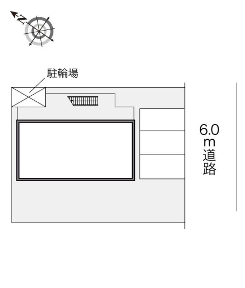 レオパレスＲｙｕｓｅｉ中道通 配置図