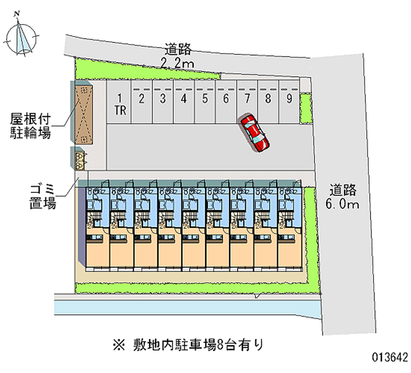 レオパレスＰａｓｔｏｒａｌ２１ 月極駐車場