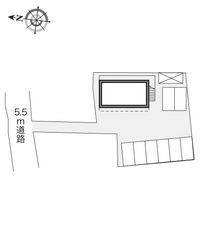 レオパレスエミール 配置図