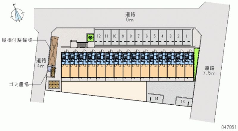 レオパレスアレグリーア 月極駐車場