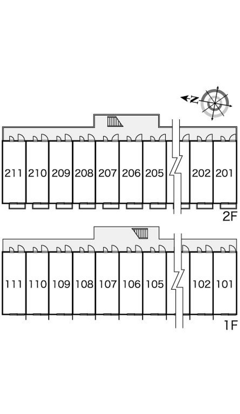 レオパレスゴールドストーン 間取り配置図