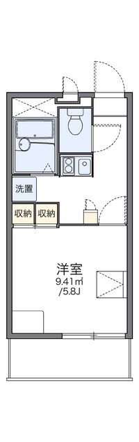 レオパレス亀岡駅前 間取り図