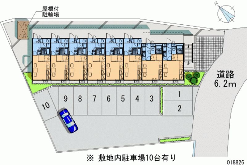 レオパレスコハギ 区画図