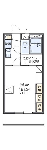 レオパレス湘南Ａ 間取り図