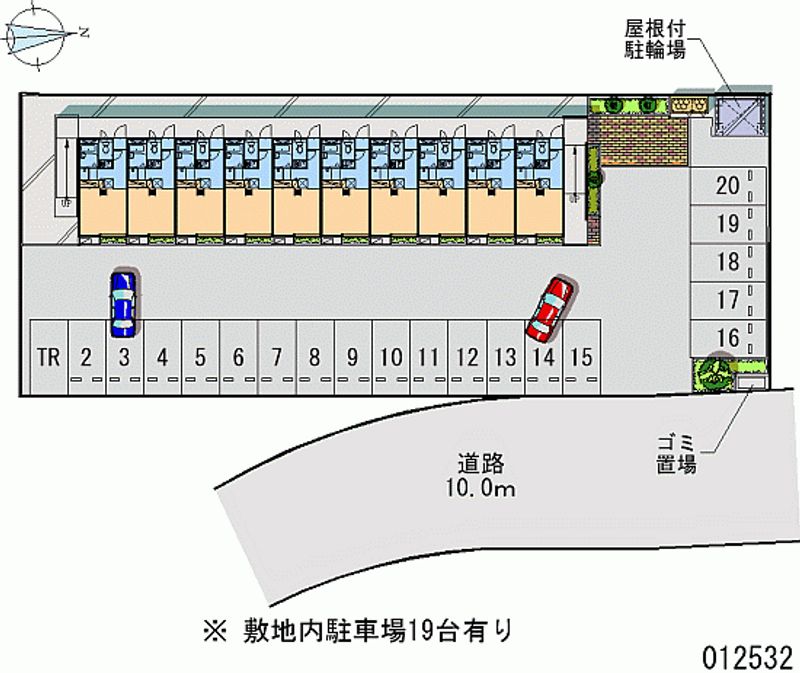 12532 Monthly parking lot