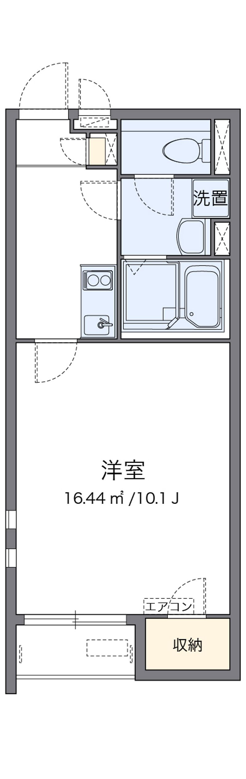 クレイノやなぎ荘 間取図