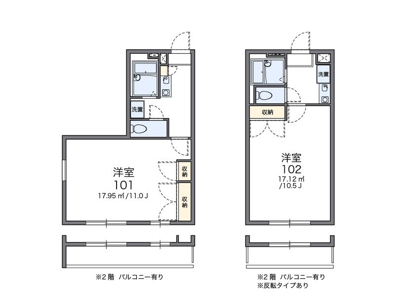 レオパレスＷＡＤＡ 間取図