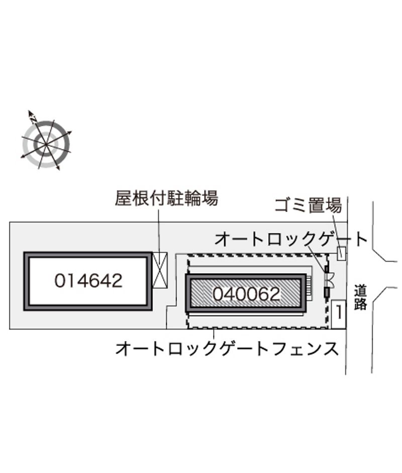 レオパレスエムエスケイⅡ 配置図