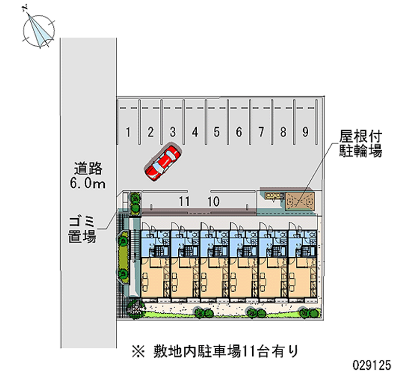 レオパレスカノン 月極駐車場