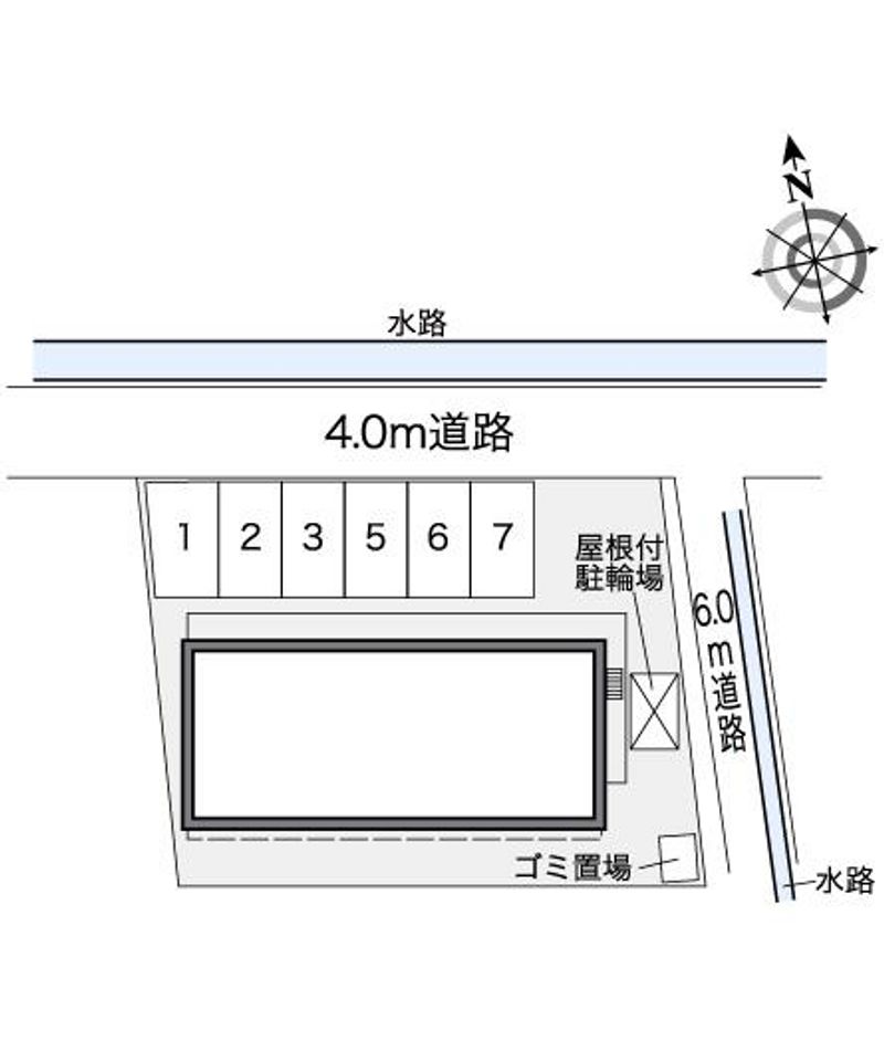 レオパレス道後物語 配置図