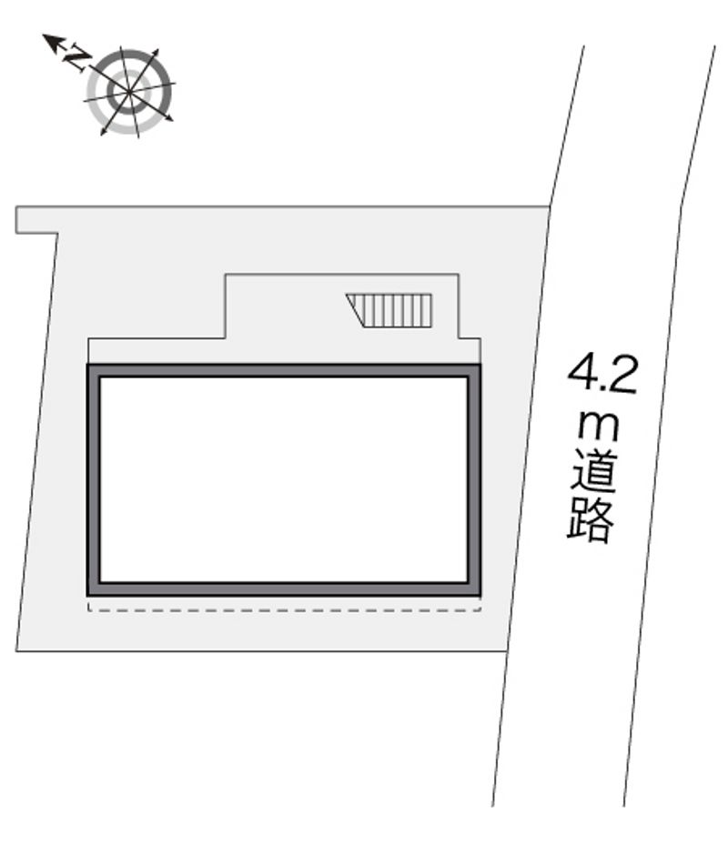 レオパレスコートサイドＤ 配置図