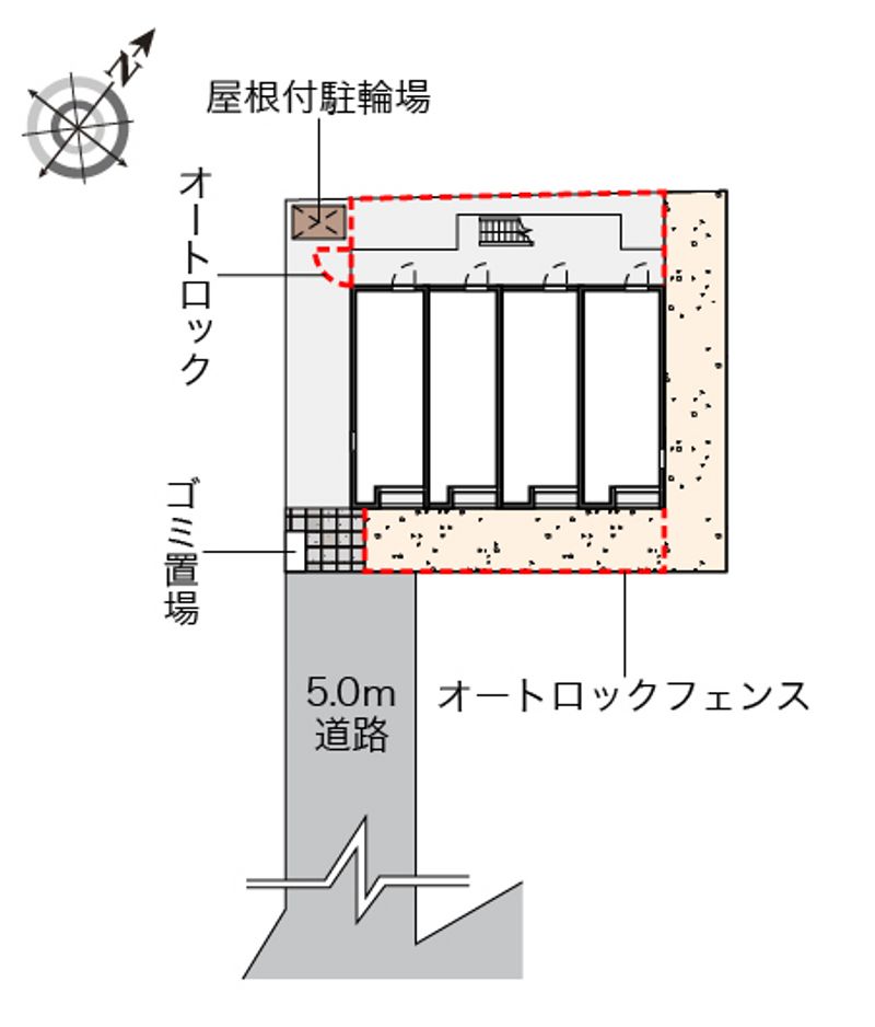 レオネクストソラレガーロ桜上水 配置図