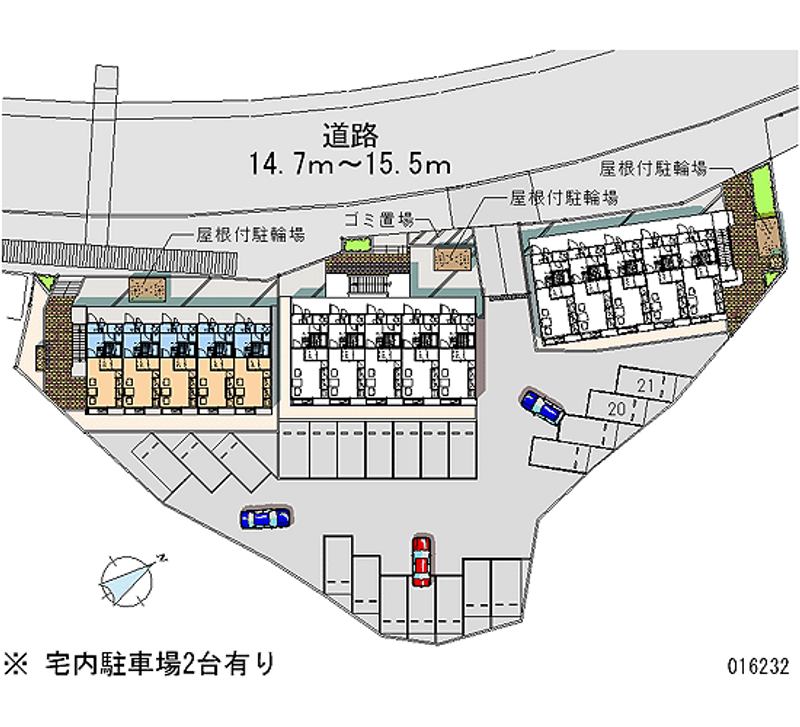 レオパレスいちごＡ 月極駐車場