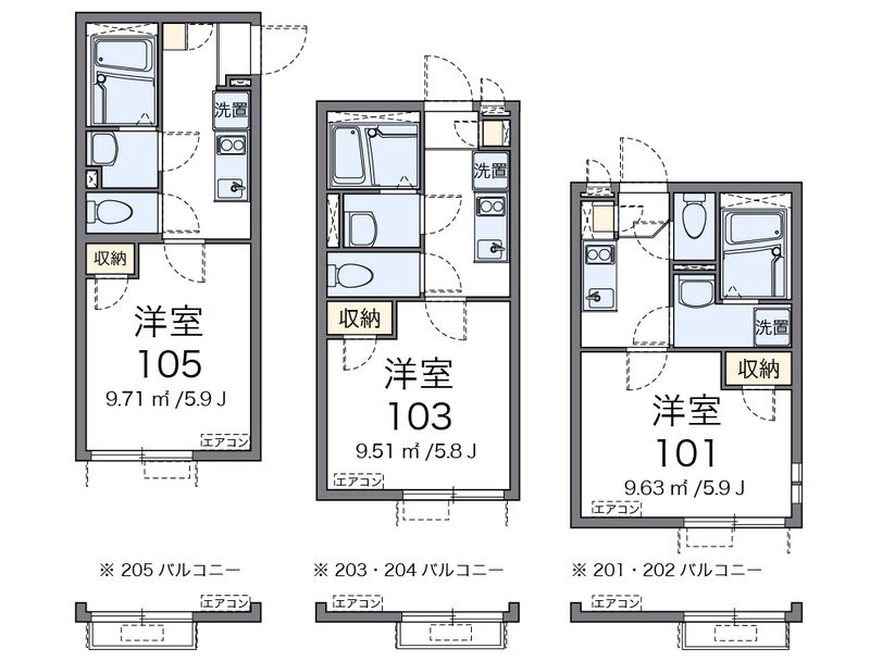 クレイノＳ 間取図