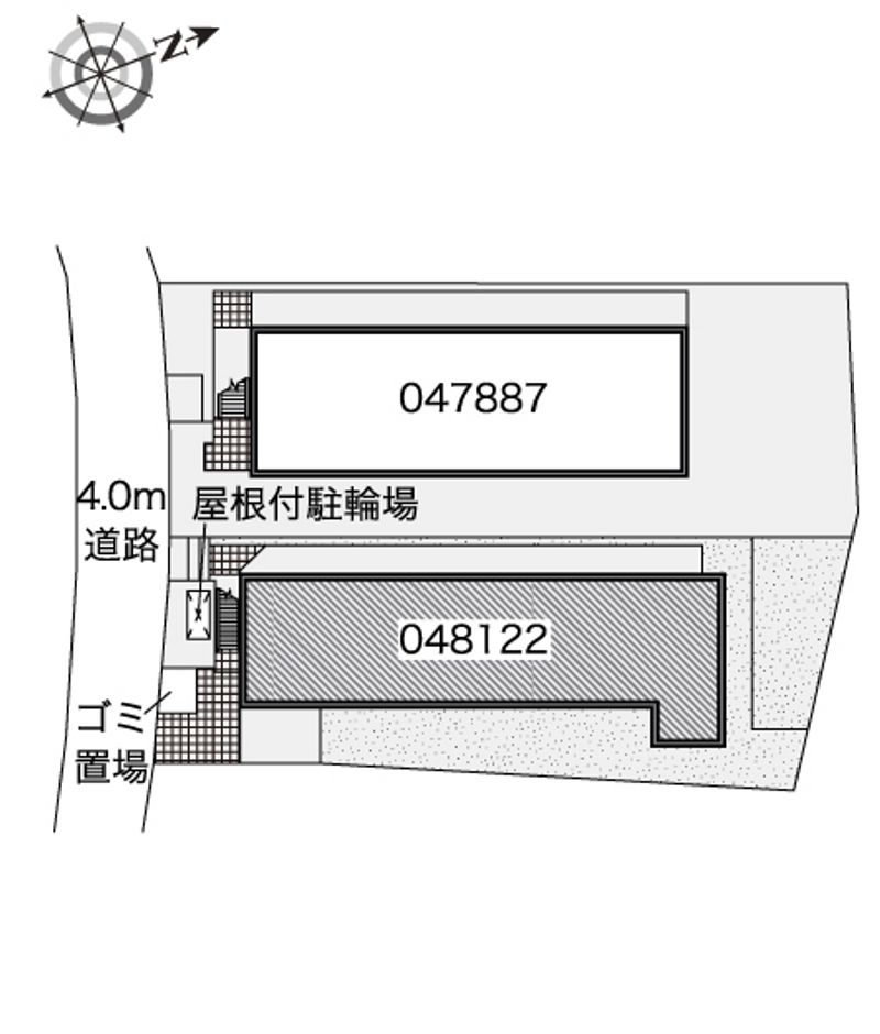 レオパレスヴァンベールⅡ 配置図