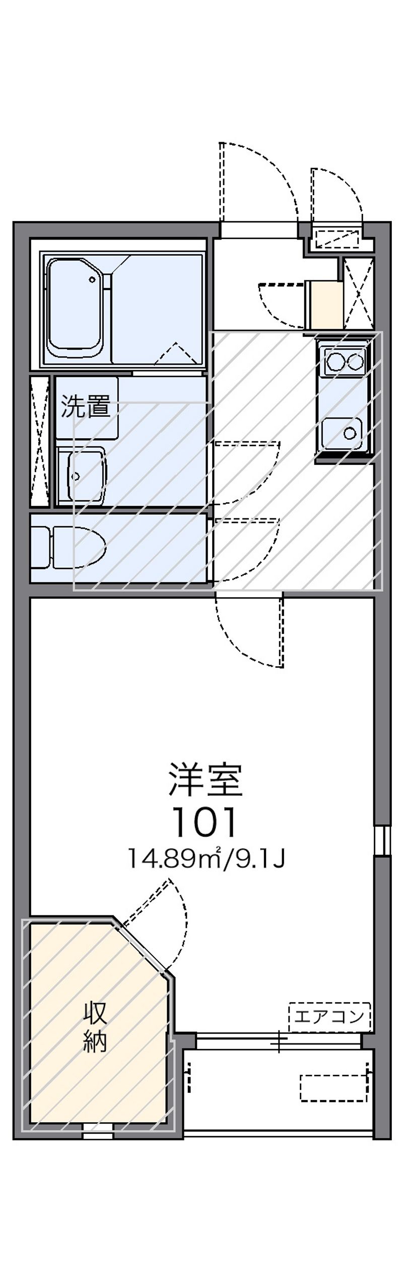 レオネクスト矢シ塚Ａ 間取図