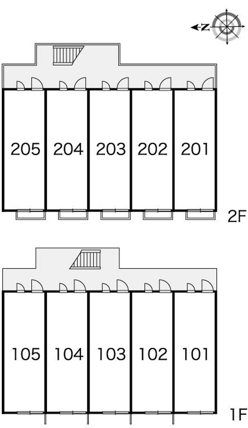 レオパレスボーダーハウス梅坪 間取り配置図