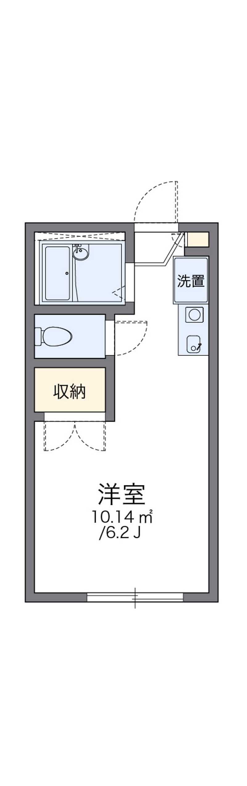 レオパレス江坂 間取図