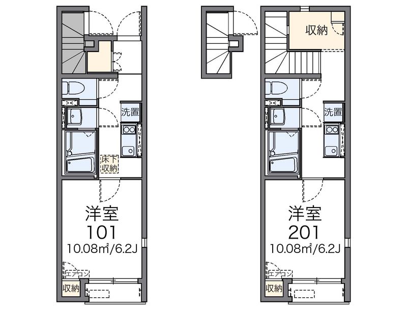 レオネクストクレセント梅里 間取図