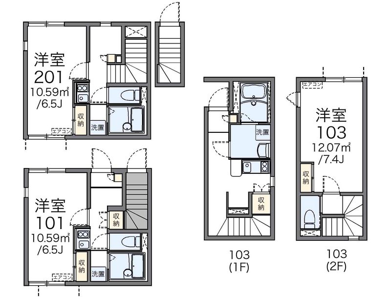 レオネクスト富士見 間取図