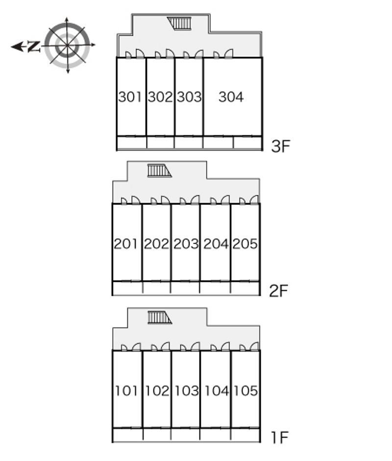 レオパレスエスペランサ 間取り配置図