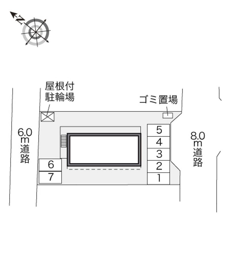 レオパレスリバティー 配置図