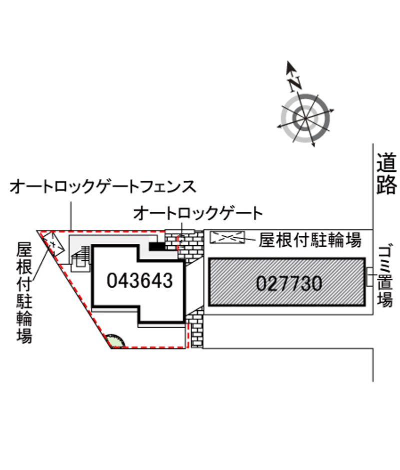 レオパレス明和 配置図