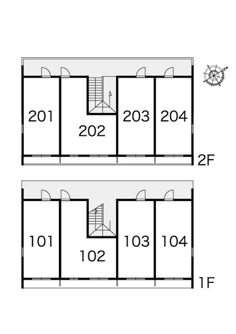 レオパレス飾西 間取り配置図
