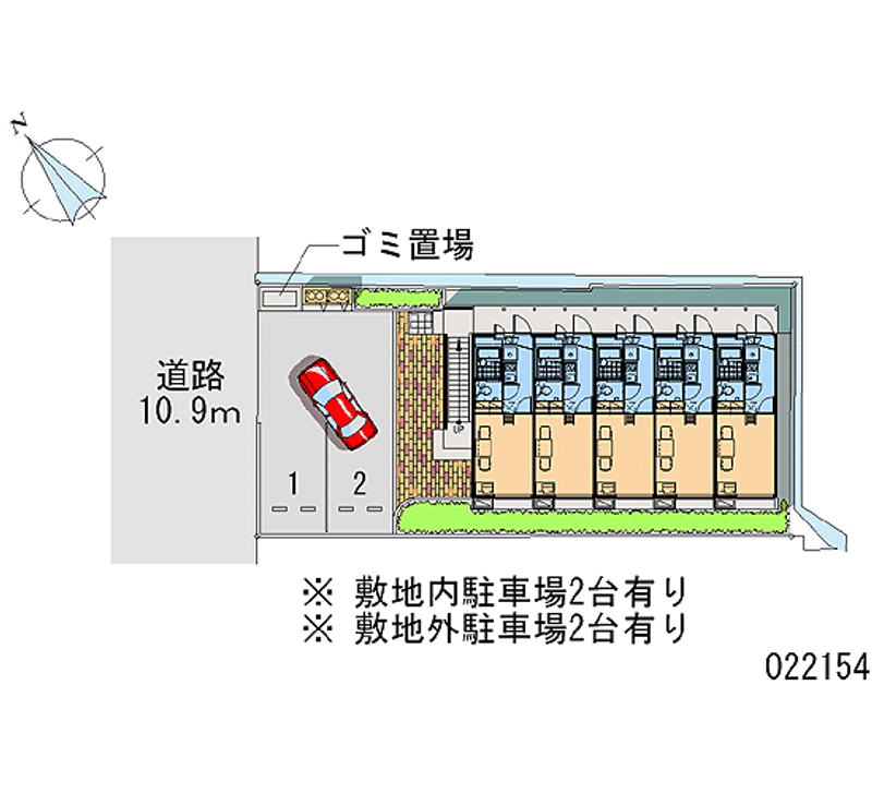 22154 Monthly parking lot