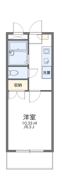 レオパレスアヴィオンⅡ 間取り図