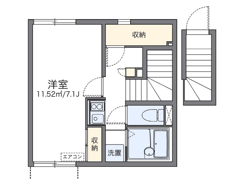 レオネクスト名東本通　Ｗｅｓｔ 間取図
