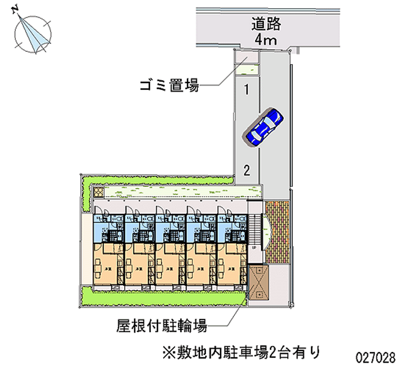 レオパレスイヴ 区画図