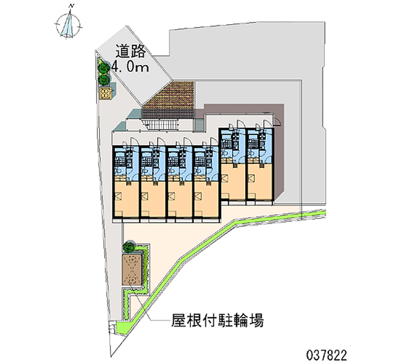 レオパレスミタケ 区画図