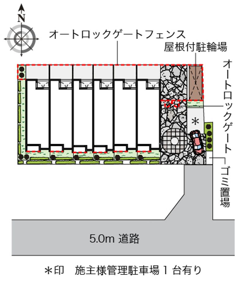 レオネクストカンフリエ 配置図