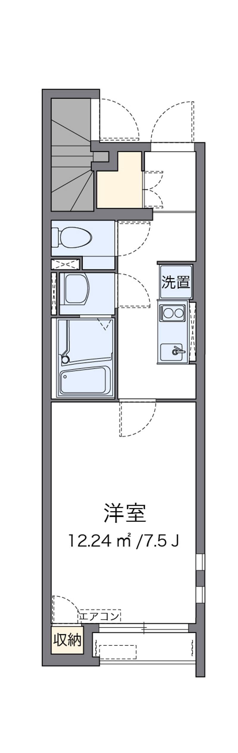クレイノアイリスいなば 間取り