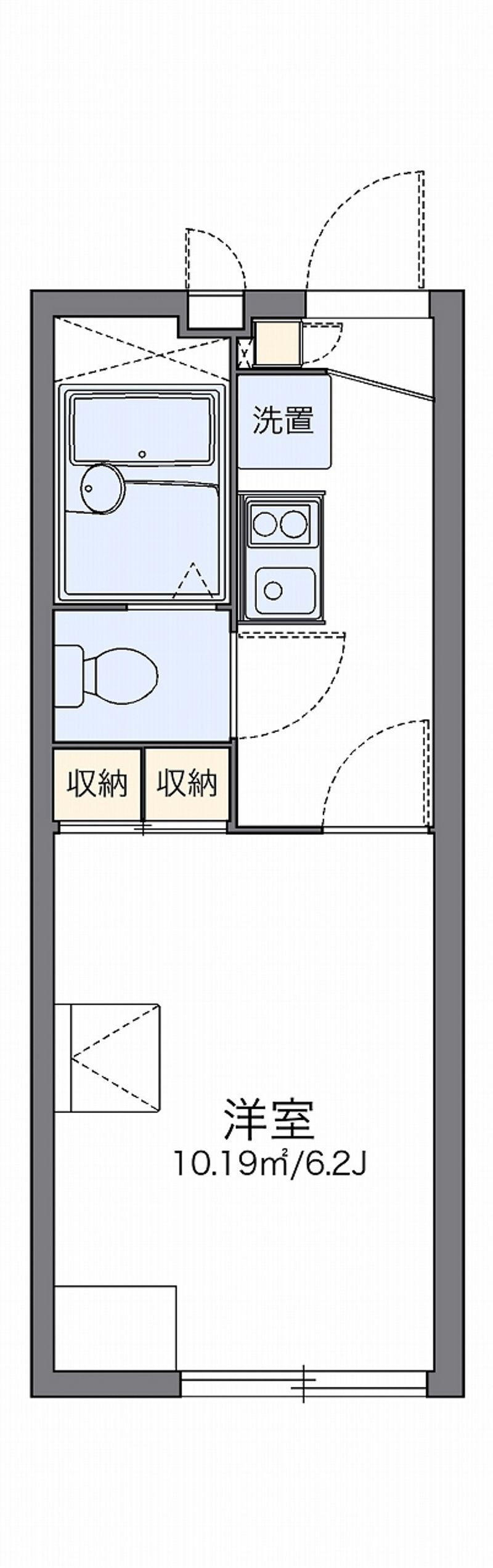 レオパレステラス桜尾公園 間取図