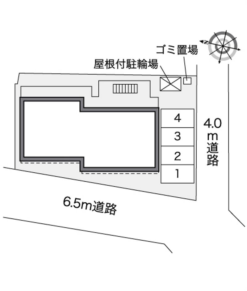 レオパレスコトブキ　Ｃ 配置図