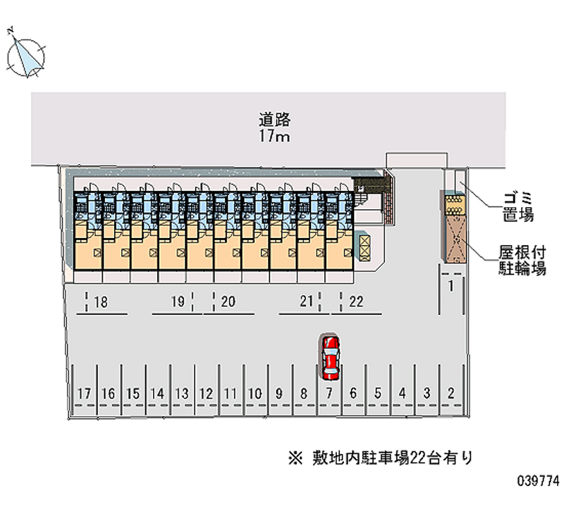 レオパレストルネード　舞阪 月極駐車場