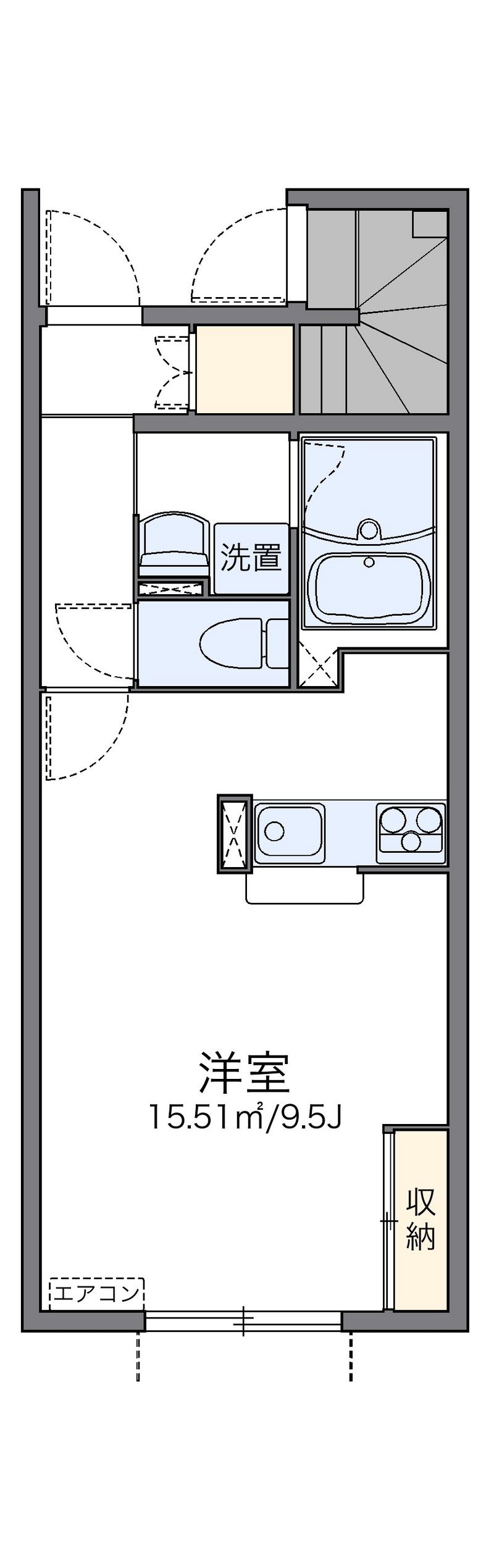 レオネクスト第３ベルプラッツ 間取図