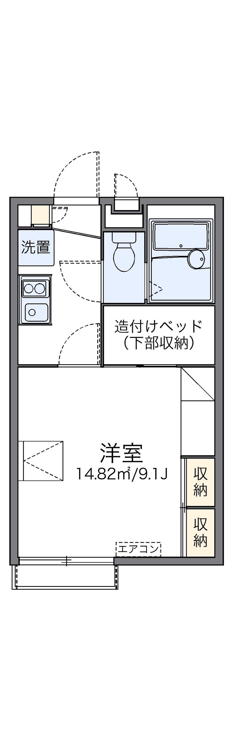 レオパレス平尾ハイツ 間取り