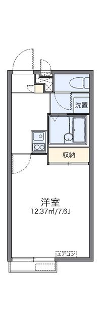 レオパレスソレイユ摩耶 間取り図