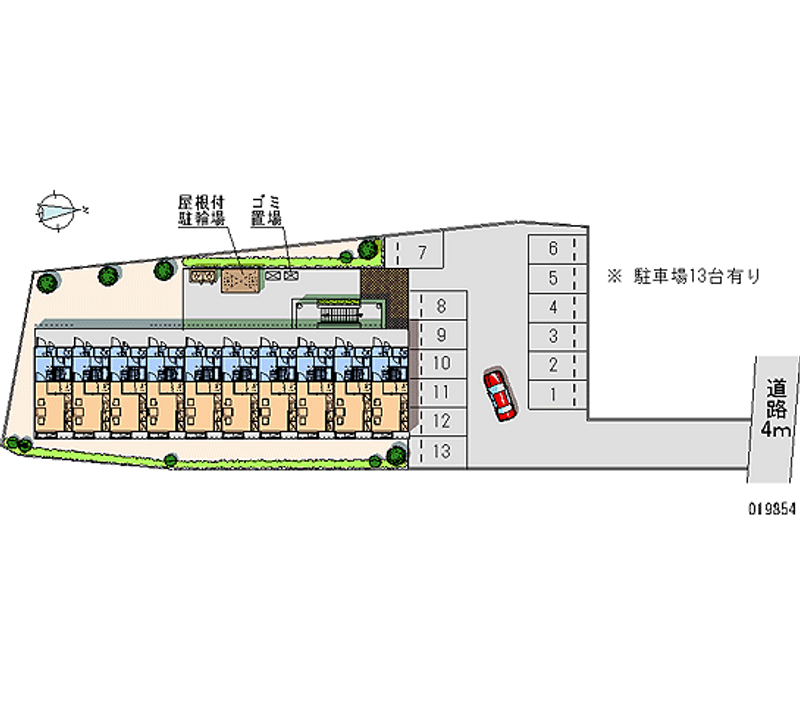 19854 bãi đậu xe hàng tháng