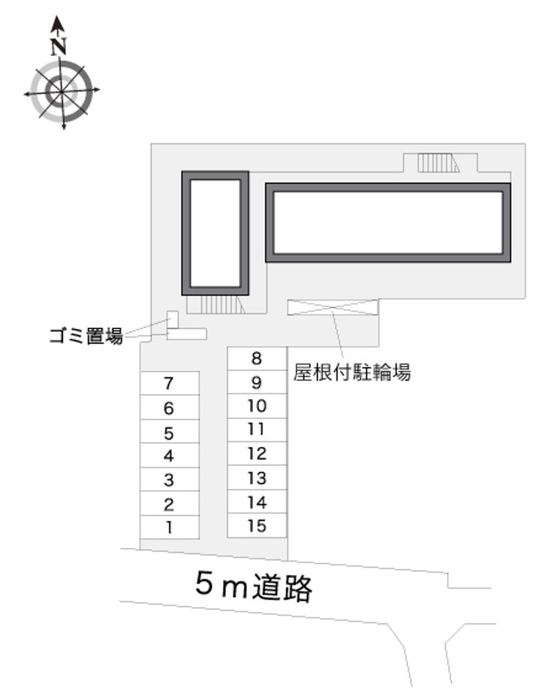 レオパレス豊 配置図